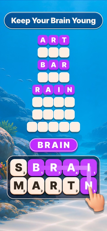 Word Tiles - Relaxing Puzzle screenshot 2