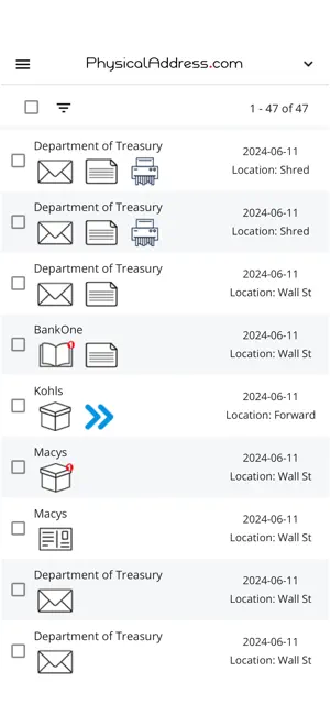 PhysicalAddress.com screenshot 2