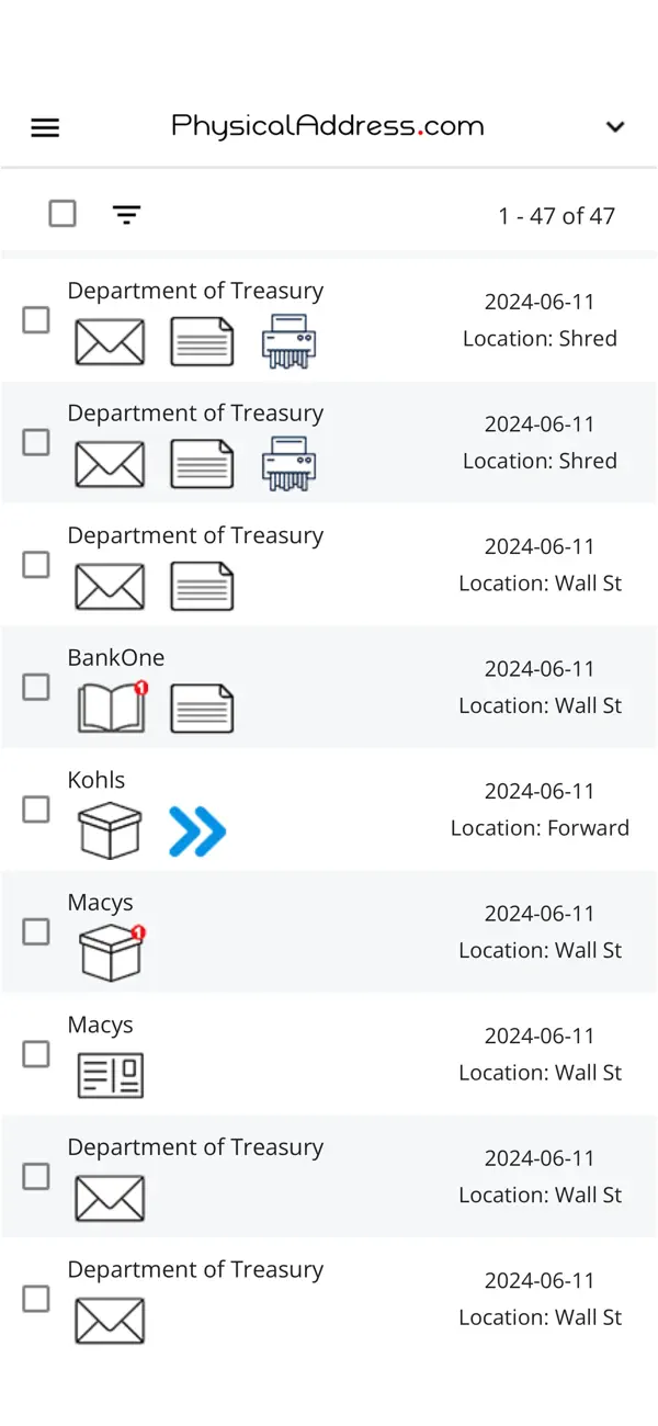 Screenshot #2 pour PhysicalAddress.com