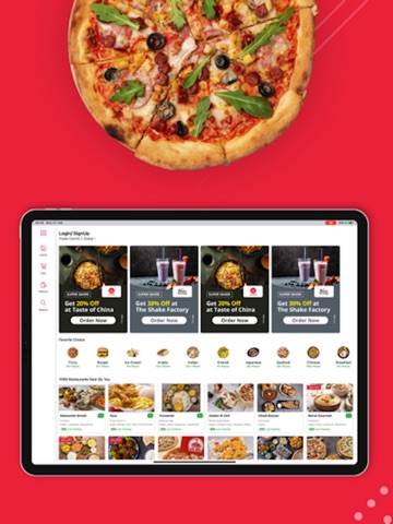 EatEasy - Order Food & Grocery iPad screenshot