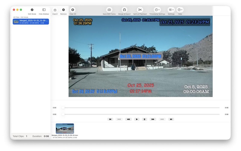 PI Video Editor screenshot