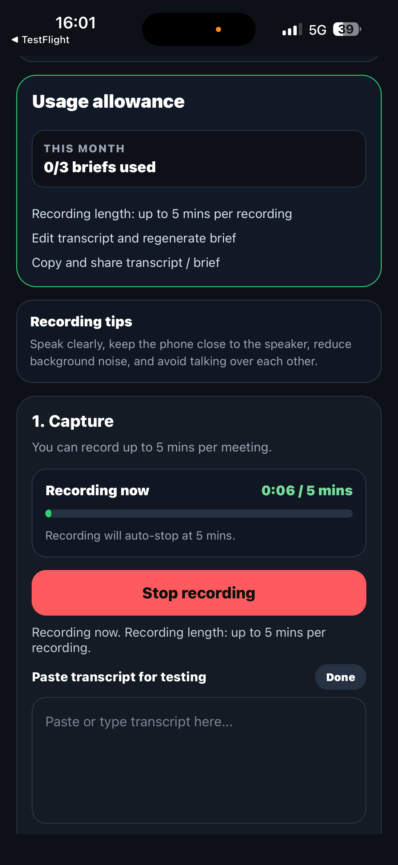 MeetBrief AI screenshot 3