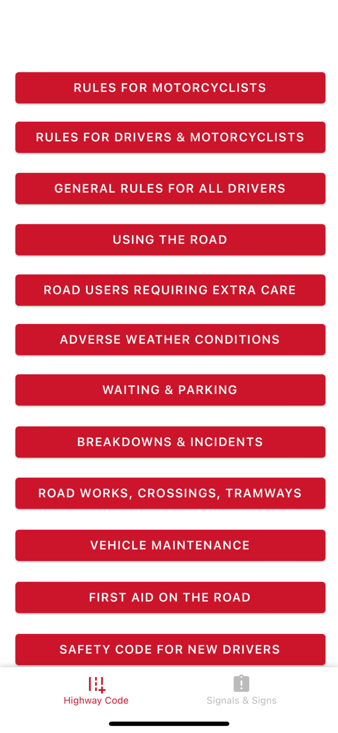 Mauritius Driving Theory Study