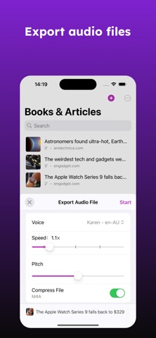 Speech Central – Voice Reader Screenshot 9 of 9