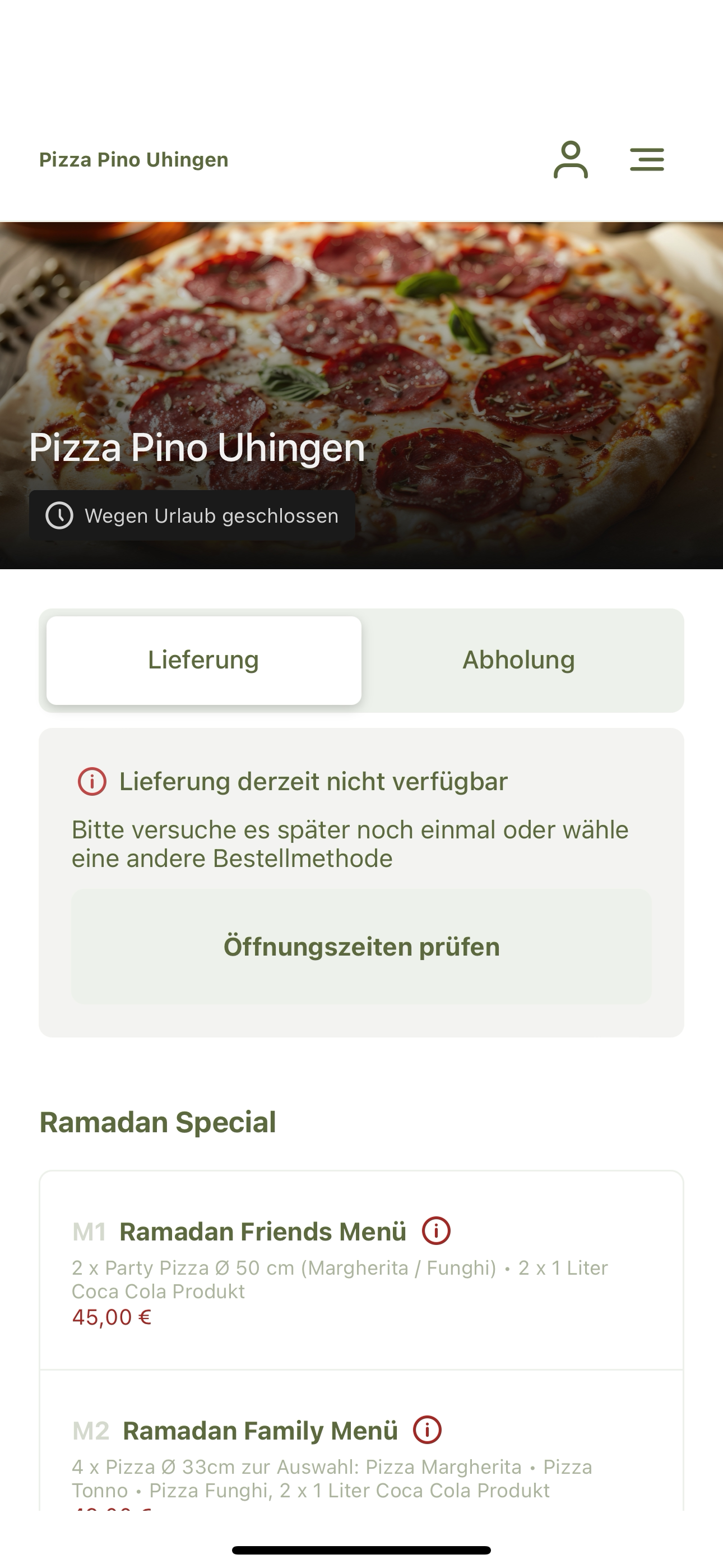 Pizza Pino Uhingen
