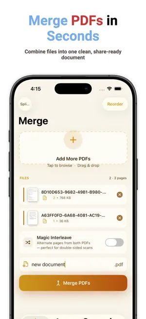 Split and Merge PDF screenshot 2