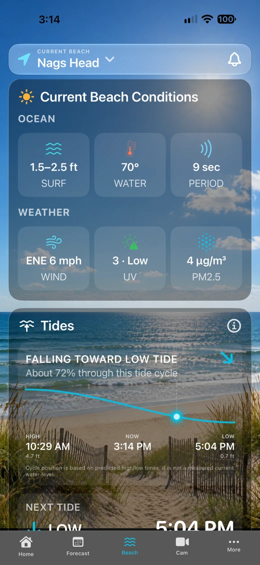 OBX Beach & Weather screenshot 6