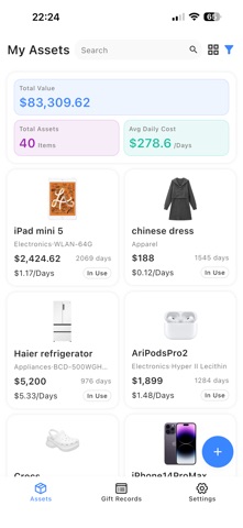 Asset Manager - Item Tracker Screenshot 1 of 10