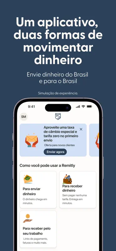 Remitly: envios de dinheiro screenshot 2 of 8
