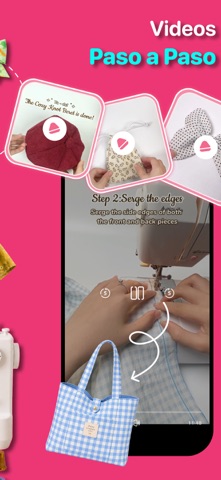 Patrones de Costura DIY: Sewie iPhone screenshot 1