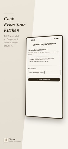 Thyme — Recipes Worth Keeping Screenshot 1 of 8