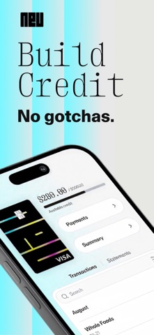 Neu Money: Build Your Credit iPhone screenshot