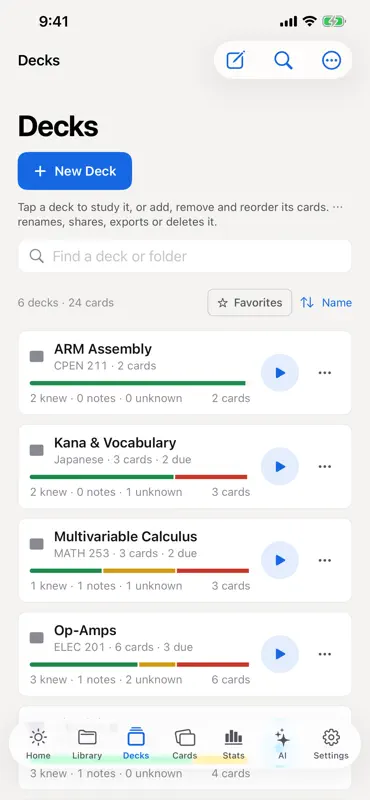 DeckMemo screenshot 7 of 9