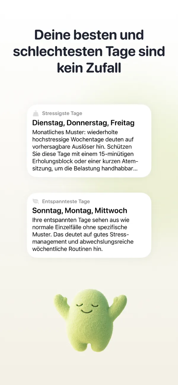 Harvee Stress Monitor Watch iPhone App Screenshot 8 – Gesundheit & Fitness