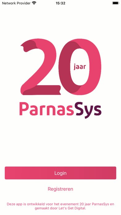 20 jaar ParnasSys Screenshot