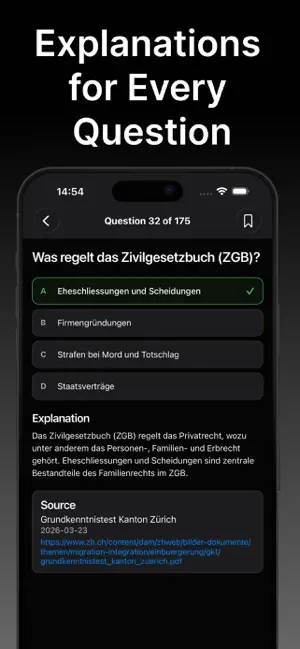 Swiss Citizenship Test 2026 screenshot 3