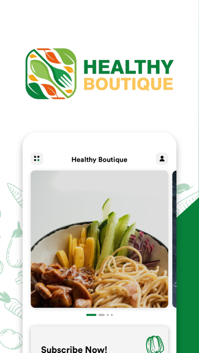 Healthy Boutique App Screenshot