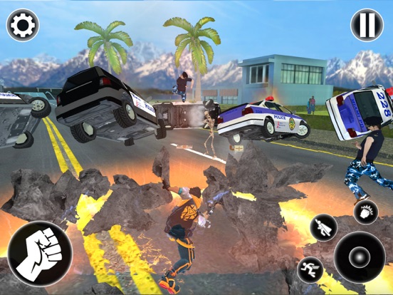 Spider Games Miami Rope Hero iPad screenshot 4 - Games app