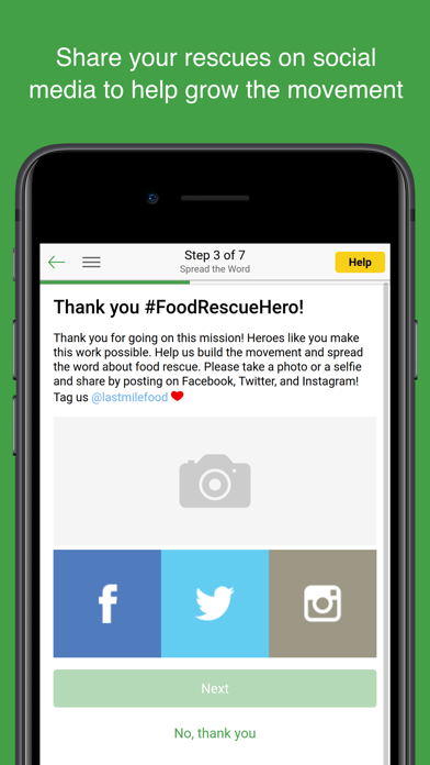 Last Mile Food Rescue Screenshot