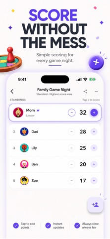 Leaderboard - Score Counter iPhone screenshot