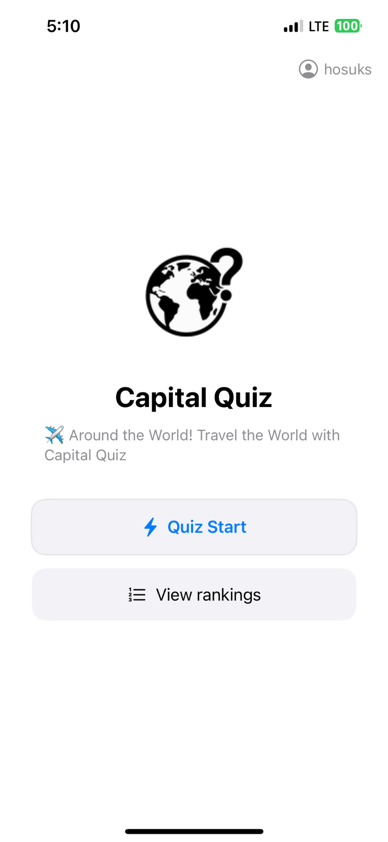 Capital Quiz!!