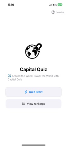 Capital Quiz!! iPhone screenshot