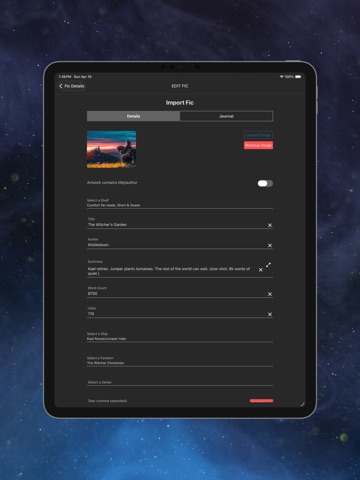 Softgoods iPad screenshot