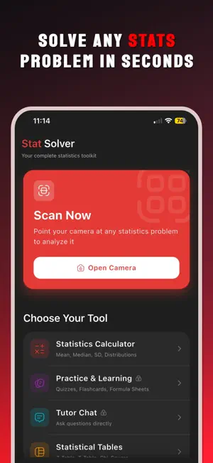 Statistics Solver + Calculator screenshot 3