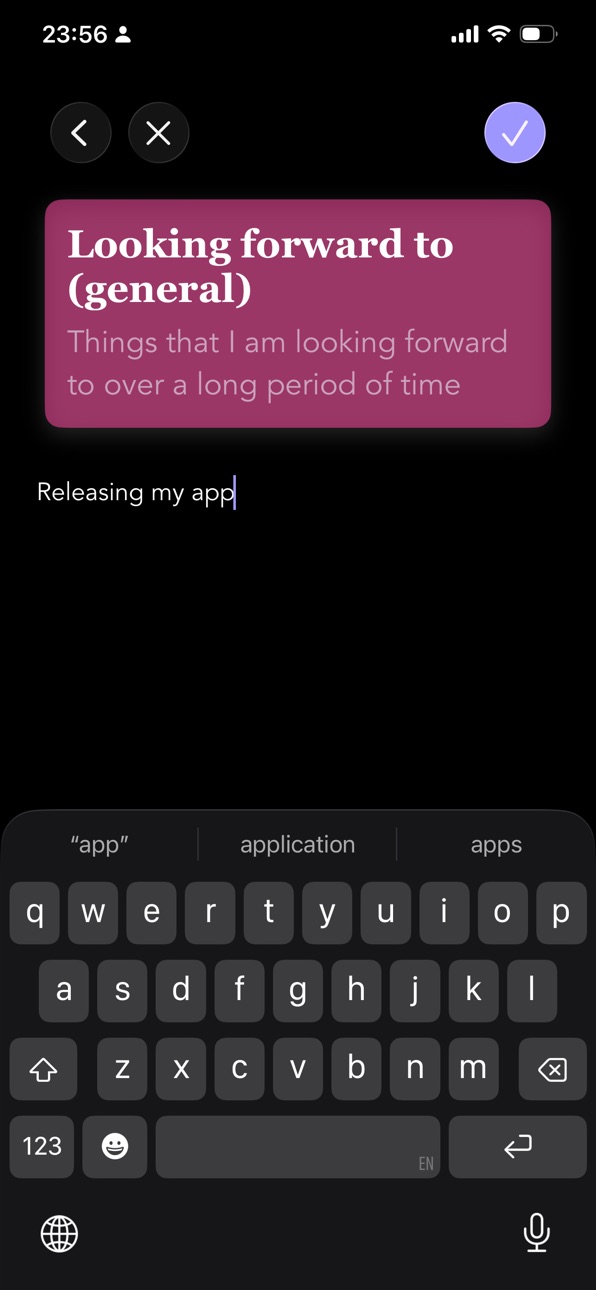 iPhone screenshot