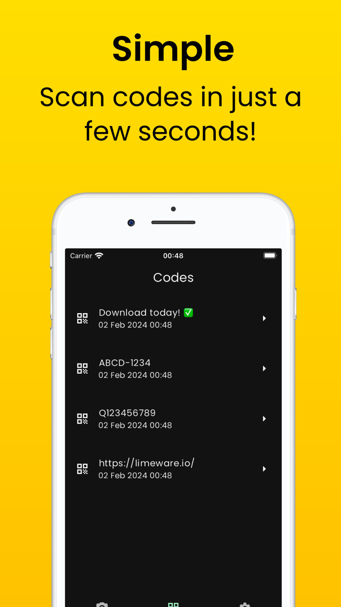 Simple QR Barcode Scanner