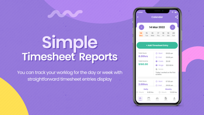 Screenshot #2 pour TimeSheet - Team Time Tracking