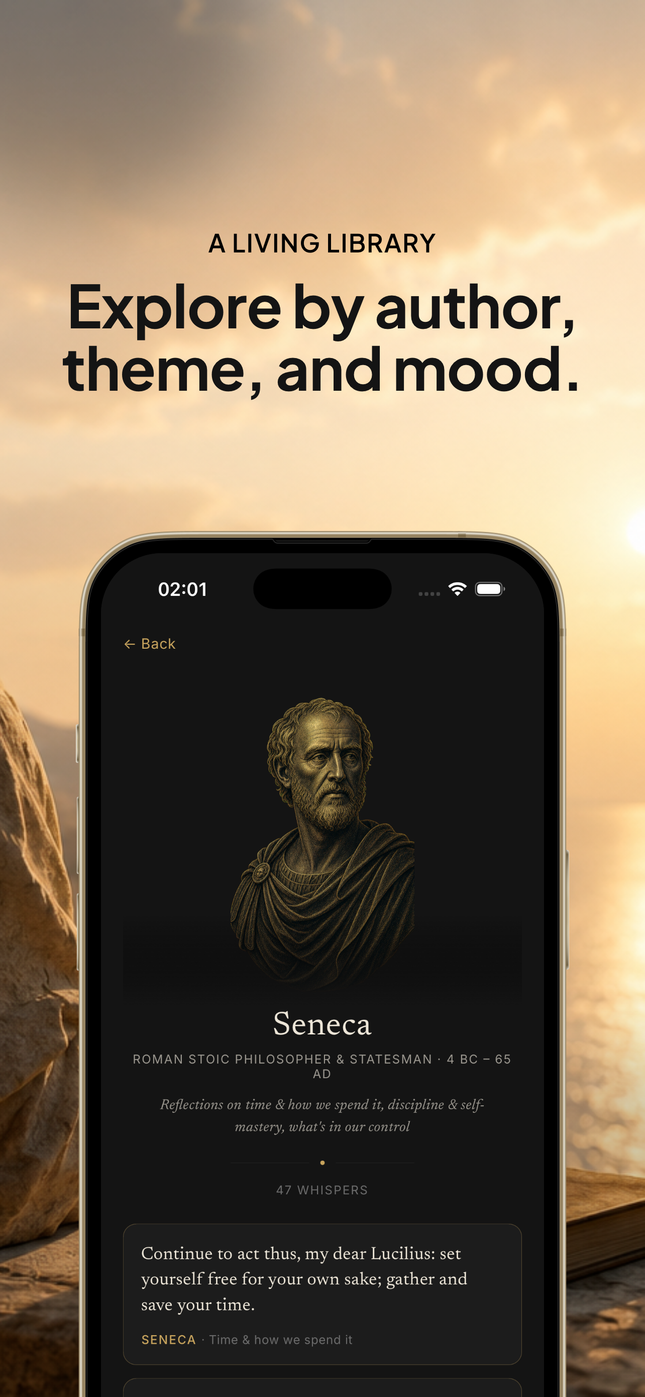Seneca — Stoic Wisdom & Mood screenshot 4