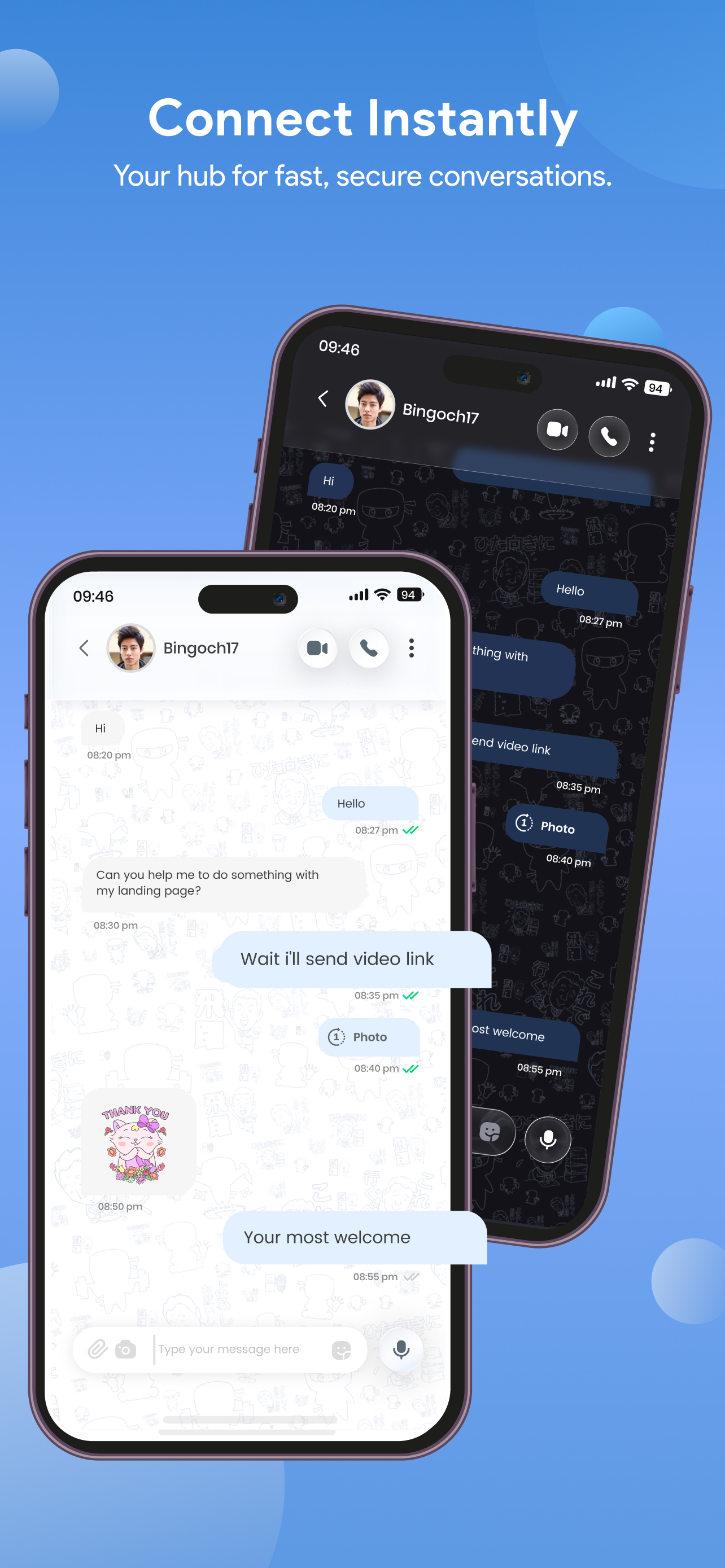 Ninja Private Messenger screenshot 3