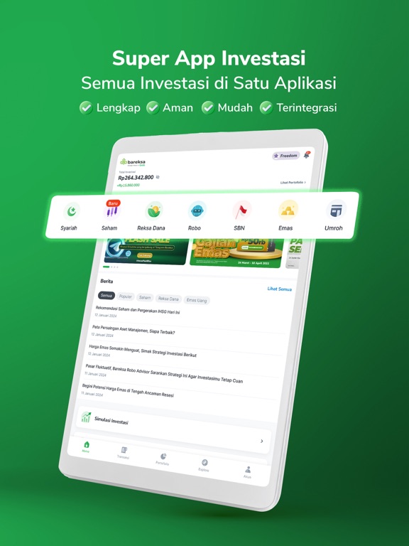 Screenshot #5 pour Bareksa - Super App Investasi
