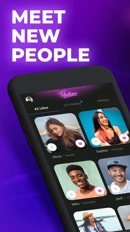 Flirtini - Dating. Meet People screenshot 1 of 8