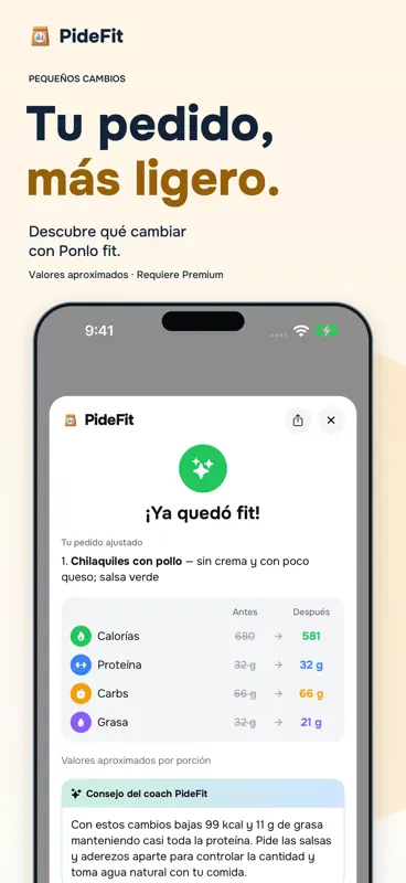 PideFit: Come fuera sin culpa screenshot 6 of 7