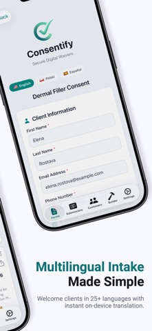 Consentify: Paperless Intake Screenshot 2 of 10