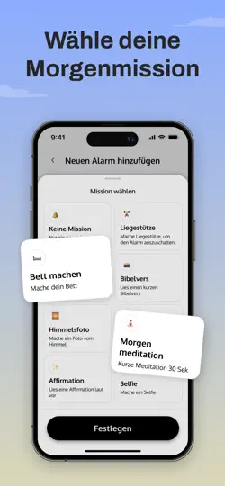 Screenshot von WonUp: Wecker & Missionen auf dem iPhone 5