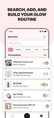 Routinely: Clear Skin Coach iPhone screenshot