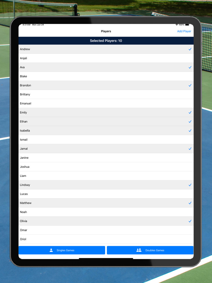 Pickleball Match Maker