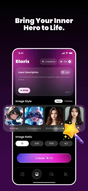 Elaris: Chat with AI Character screenshot 2