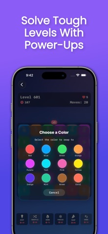 Color Number Match iPhone screenshot