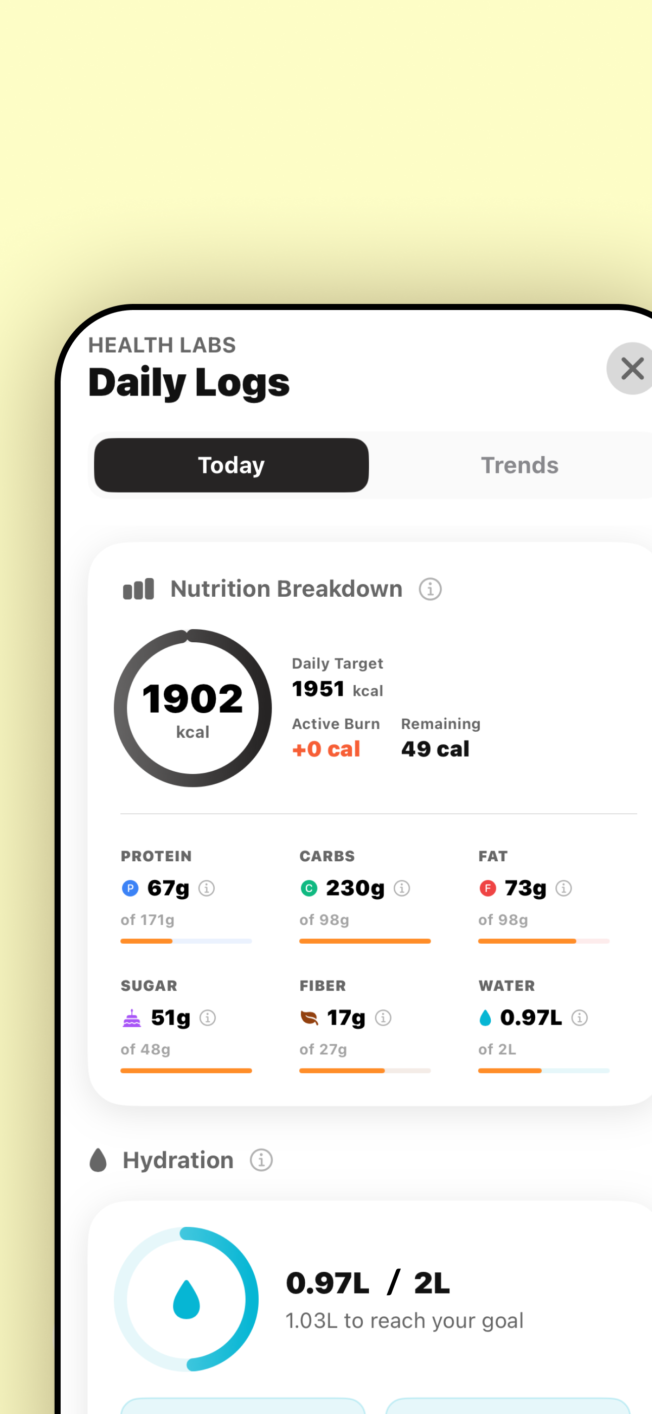 Capy: Cal Counter & Tracker AI screenshot 10