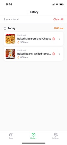 CalorieCam Pro screenshot