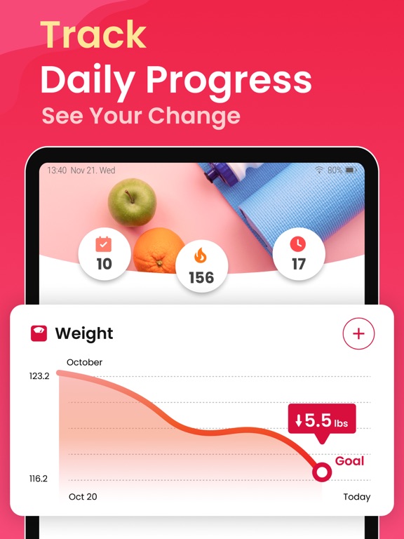ThatFit: Weight Loss Workouts iPad screenshot 6 - Health & Fitness app