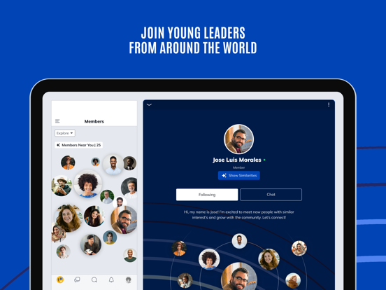 thrHIVEr by United Way iPad screenshot 1 - Social Networking app