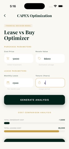 Advance Loan EMI Calculator iPhone screenshot