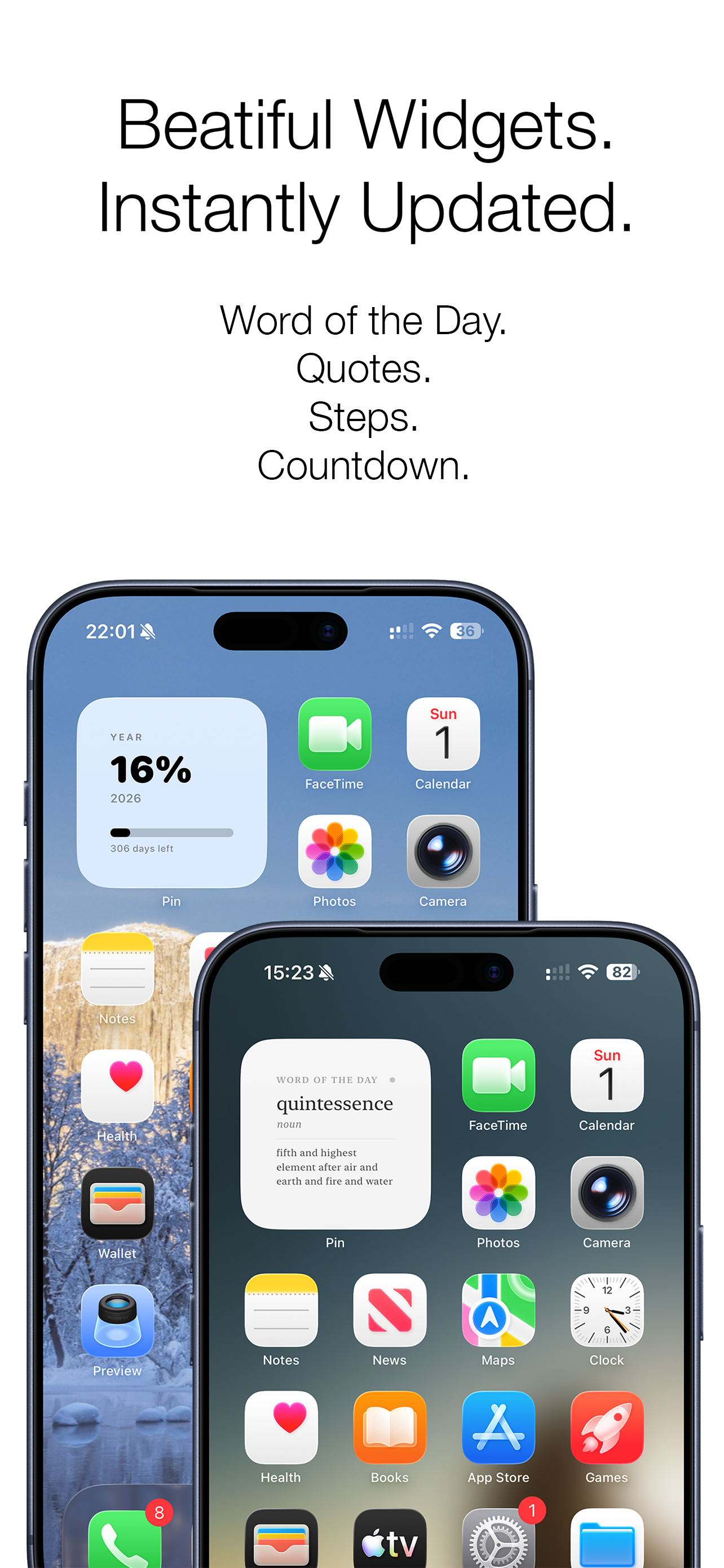 Pin: Minimal Widgets