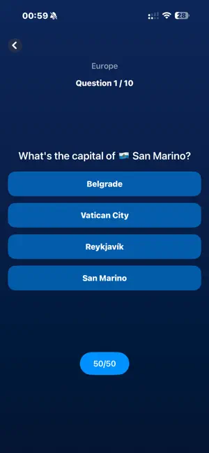 Capitals-IQ screenshot 2