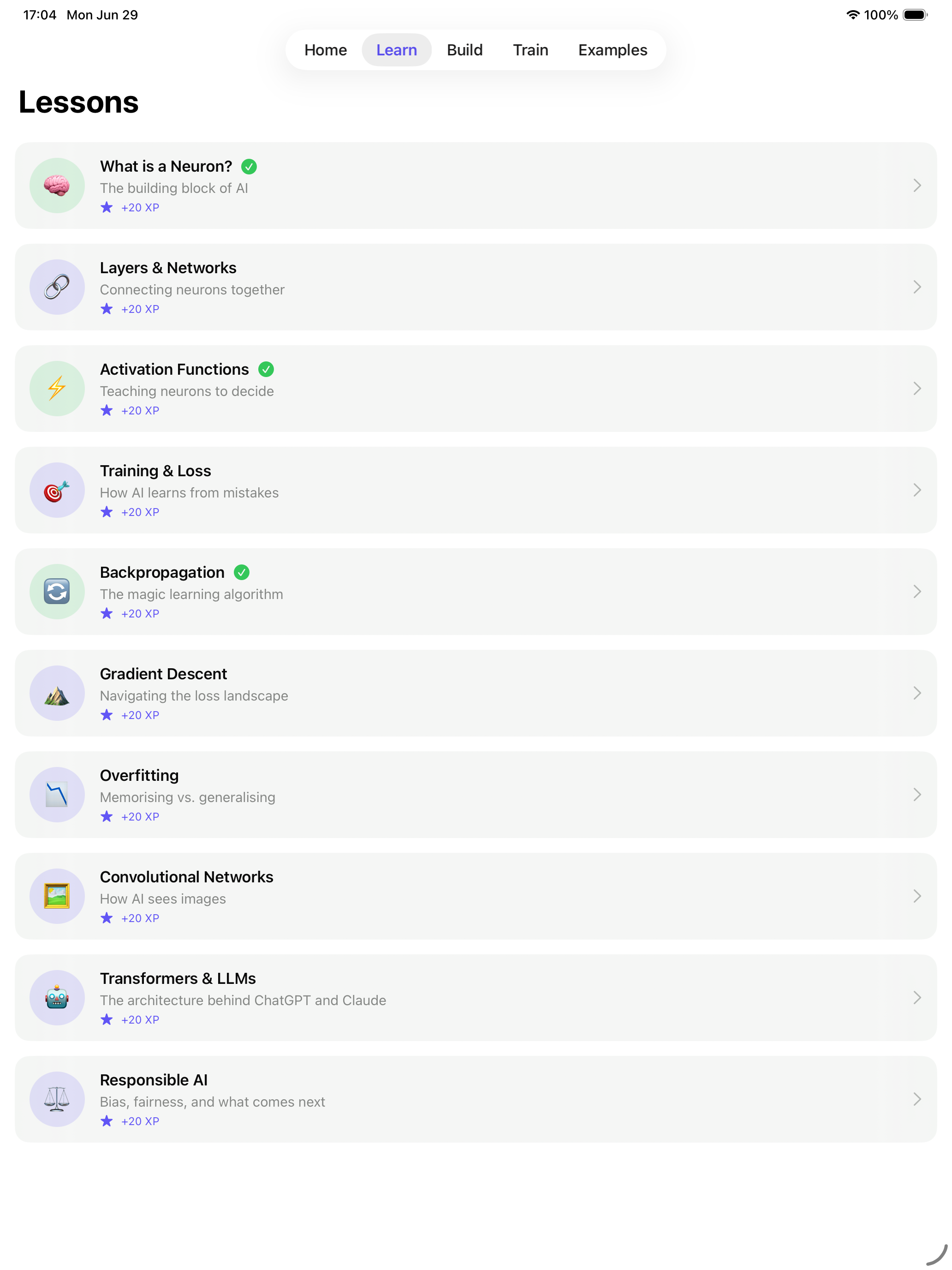 Neural Network Academy Lite screenshot 6
